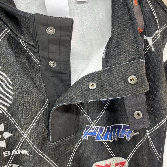 Puma x A$AP Rocky DTSD Quilt Sweatshirt Men's Size Medium Black 631126-01 - Picture 4 of 9